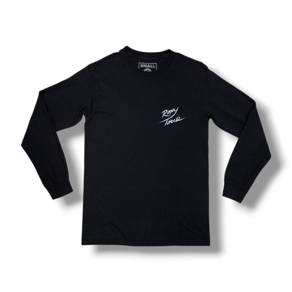 KHALID AMERICAN TEEN ROXY TOUR‎ Long Sleeve Crew Neck Black T-Shirt Size Small